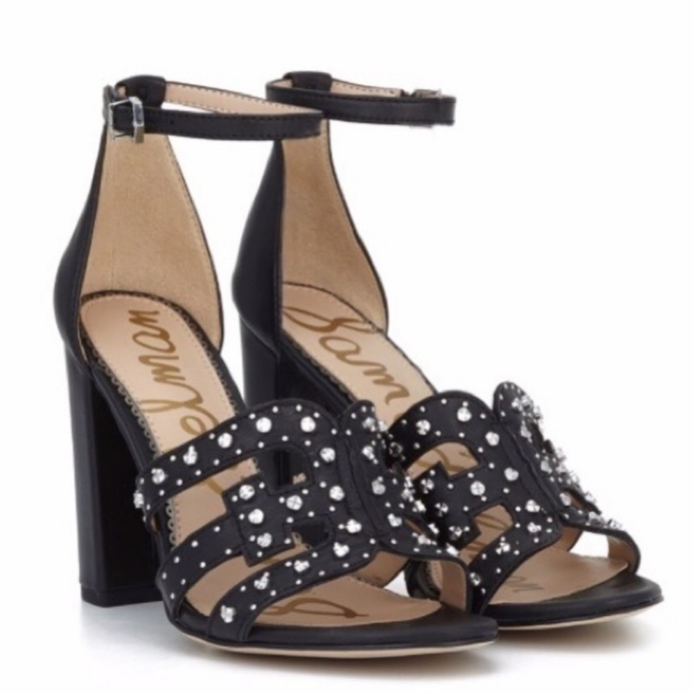 NWOT Sam Edelman Tasha studded block heels